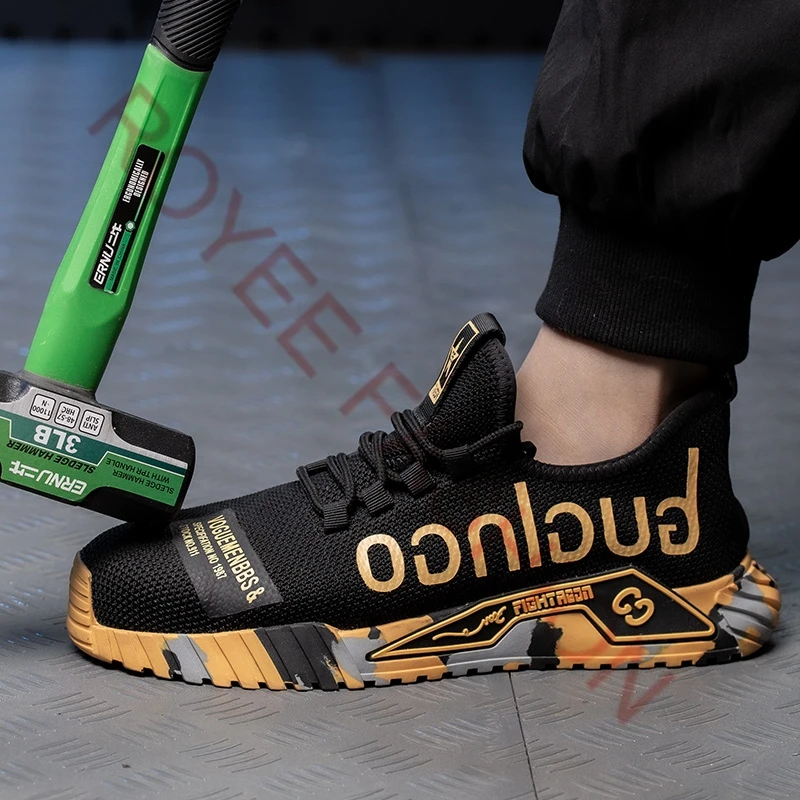 Scarpe Antinfortunistiche Uomo,Scarpe Antinfortunistiche Uomo Estive,2023 Scarpe Antinfortunistiche Da Lavoro Per Uomo/Donna Scarpe Antinfortunistiche