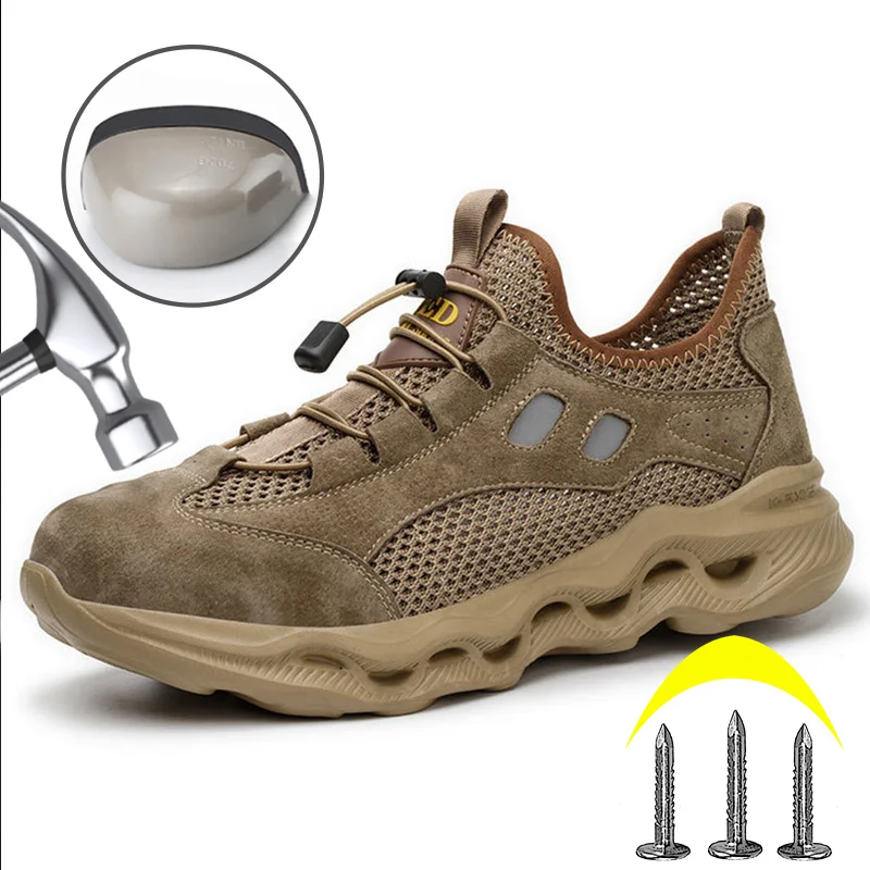 Scarpe Antinfortunistiche Traspiranti Estive Scarpe Antinfortunistiche Antinfortunistiche Antiurto Con Punta In Acciaio Antiforatura Stivali Scarpe An