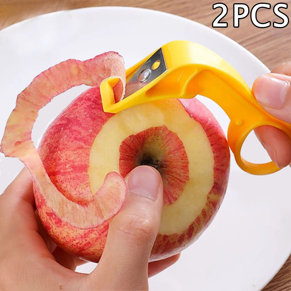 2/1 Pz Pelapatate Pelapatate Per Frutta Pelapatate Manuale Multiuso Portatile Pelapatate Per Kiwi Taglierina Arancione Accessori Da Cucina
