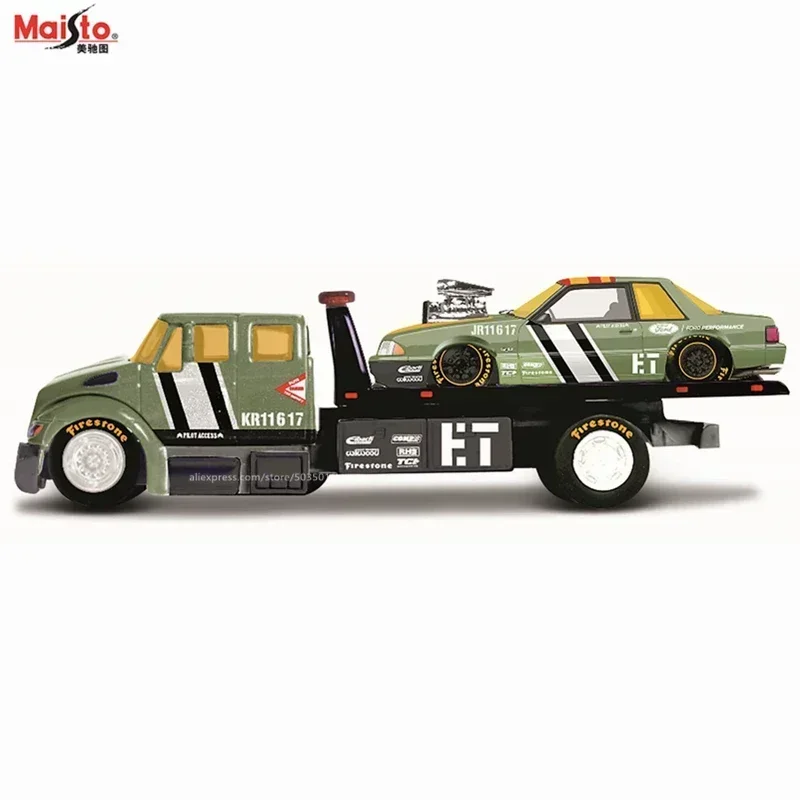 Maisto 1:64 1988 Lx Ford Mustang Elite Trasporto Pressofusione Modello Di Auto Collezione Regalo Giocattolo