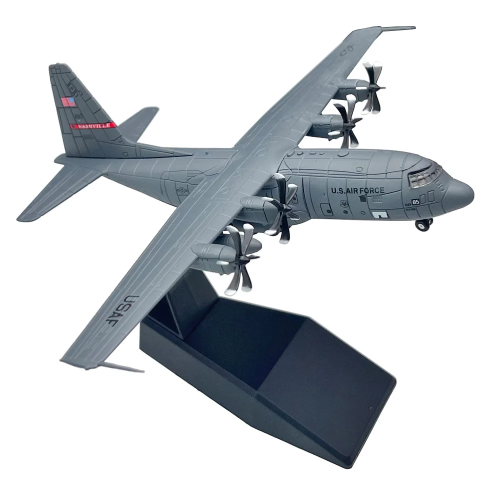 1:200 Scala 1/200 Us Lockheed C-130 Hercules Transport Aircraft Diecast Metal Airplane Modello Di Aereo Militare Giocattolo Per Bambini