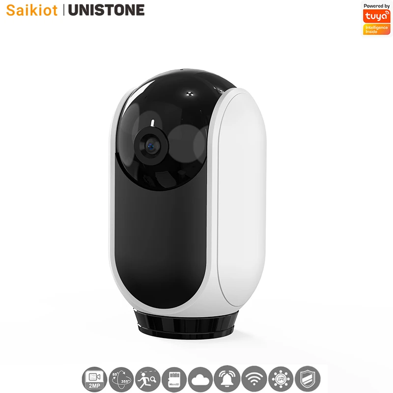 Saikiot Migliore Vendita Calda Tuya Smart 3Mp Telecamera Wifi Per Interni Audio Bidirezionale Baby Monitor Telecamera Secuty