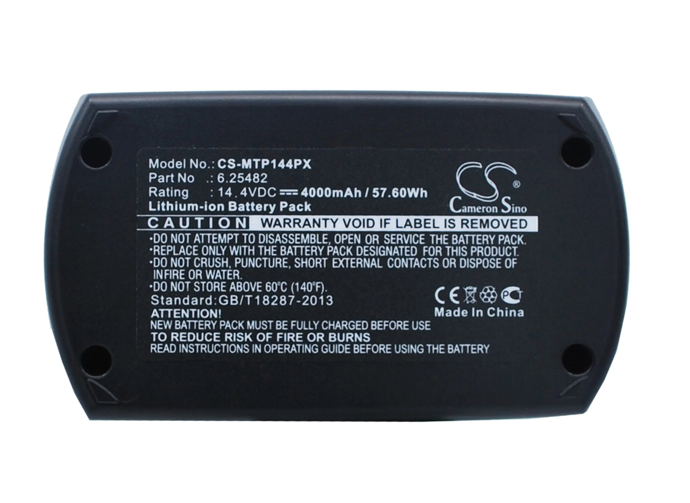 Batteria 4000Mah Metabo 6.25482 Per Bsz 14.4 Impuls Sbz 14.4 Impuls Ula9.6-18 Bsz 14.4