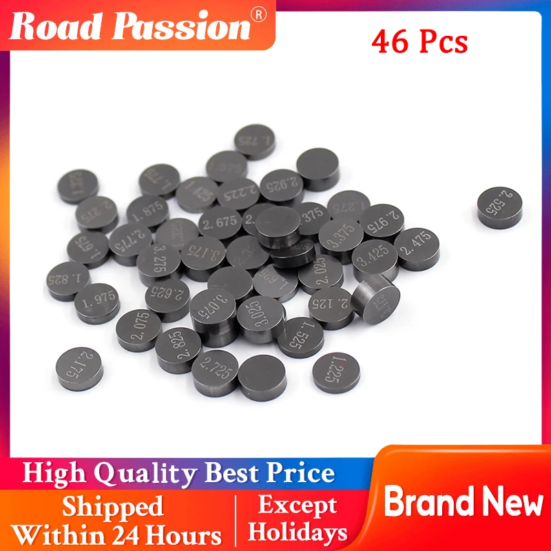 Road Passion 46Pcs 7.48Mm Kit Moto Motore Valvola Regolabile Shim Per Suzuki Gsx-R1000 R750 R1100 Rf600 Rf900 Rmz250 Sv650