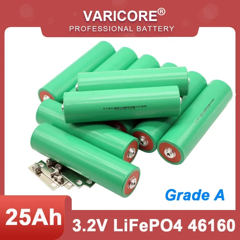Grado A 3.2V 25Ah Batteria Lifepo4 Cella Al Fosfato Per 4S 12V 24V Moto Auto Motore Batterie Modifica Us/Eu Tax Free