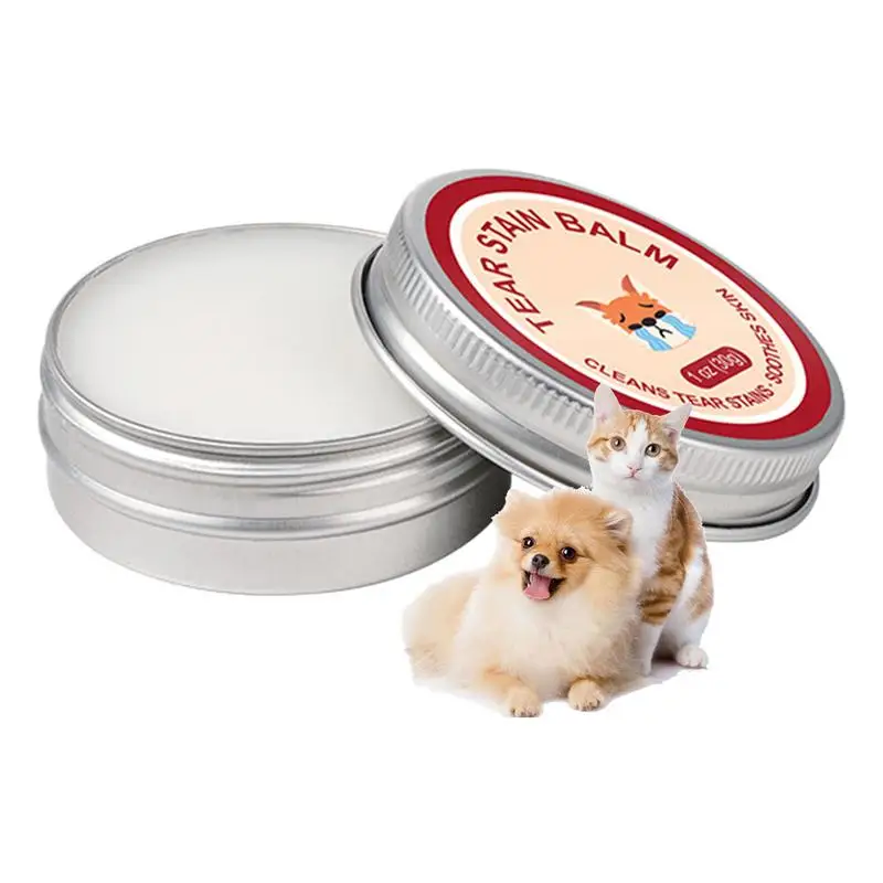 Pet Tear Smacchiatore Cat Dog Eye Cleaner Cream Pet Eye Stain Cleaner Unguento Natural Tear Smacchiatore
