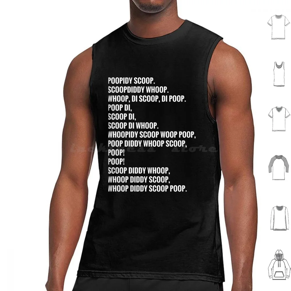 Poopidy Scoop Canotte Gilet Senza Maniche Kanye Kanye West My Beautiful Dark Twisted Fantasy Rap Mbdtf Rapper Hip Hop Ye