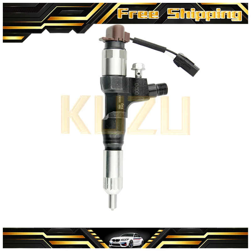 095000-6351 095000-6352 095000-6353 Iniettore Di Carburante Common Rail Per Escavatore Hino Kobelco 200 230 J05E J08E