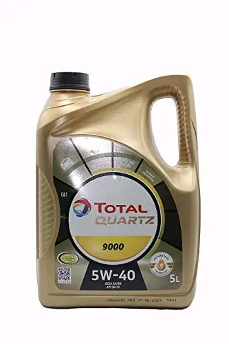 Quarzo Totale 9000 5W-40 Oli Motore Per Auto, 5 Litri
