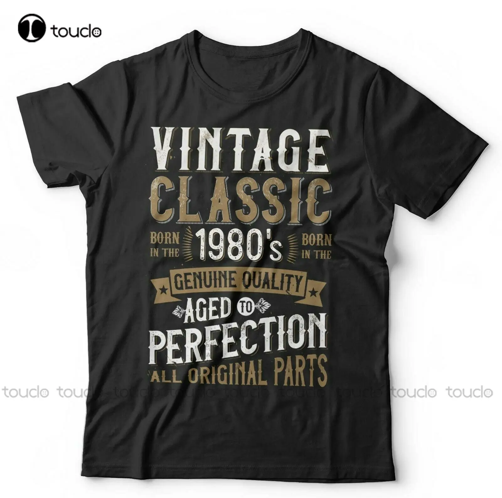 Born In 1980'S Aged To Perfection Tshirt Unisex-Compleanno Divertente Retro Dress Shirts For Men Fashion Tshirt Summer New Popular