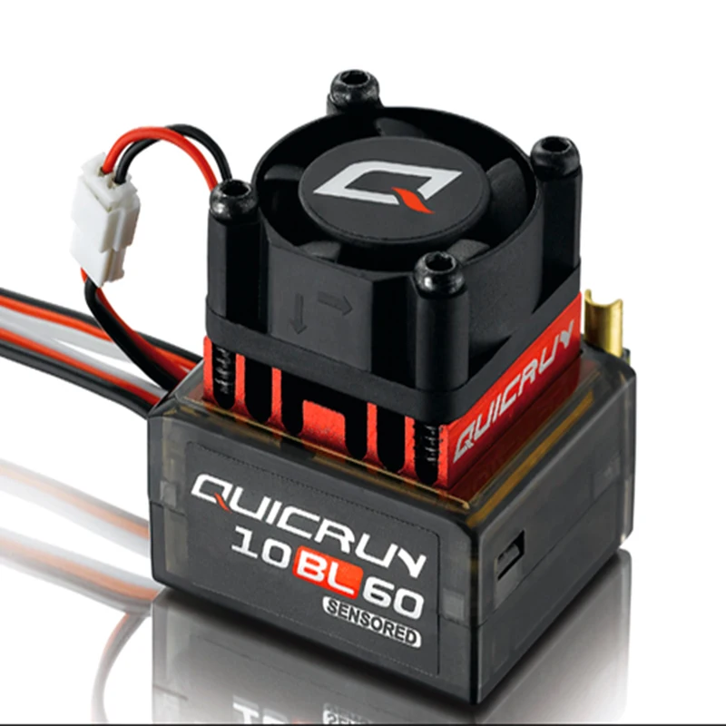Hobbywing Quicrun Muslimbrushless Speed Controller 60A Rc Car Esc Spedizione Gratuita