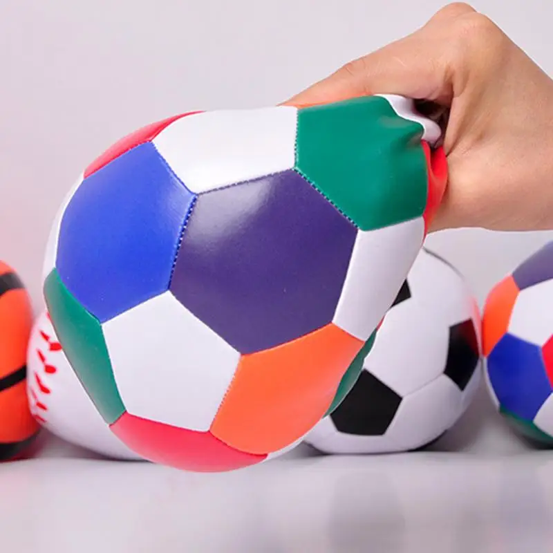 Pallone Da Calcio Soft Little Soccer Balls Farcito Soccerball Mini Soft Football Resistente All'Usura Soft Football Toy Per Il Compleanno