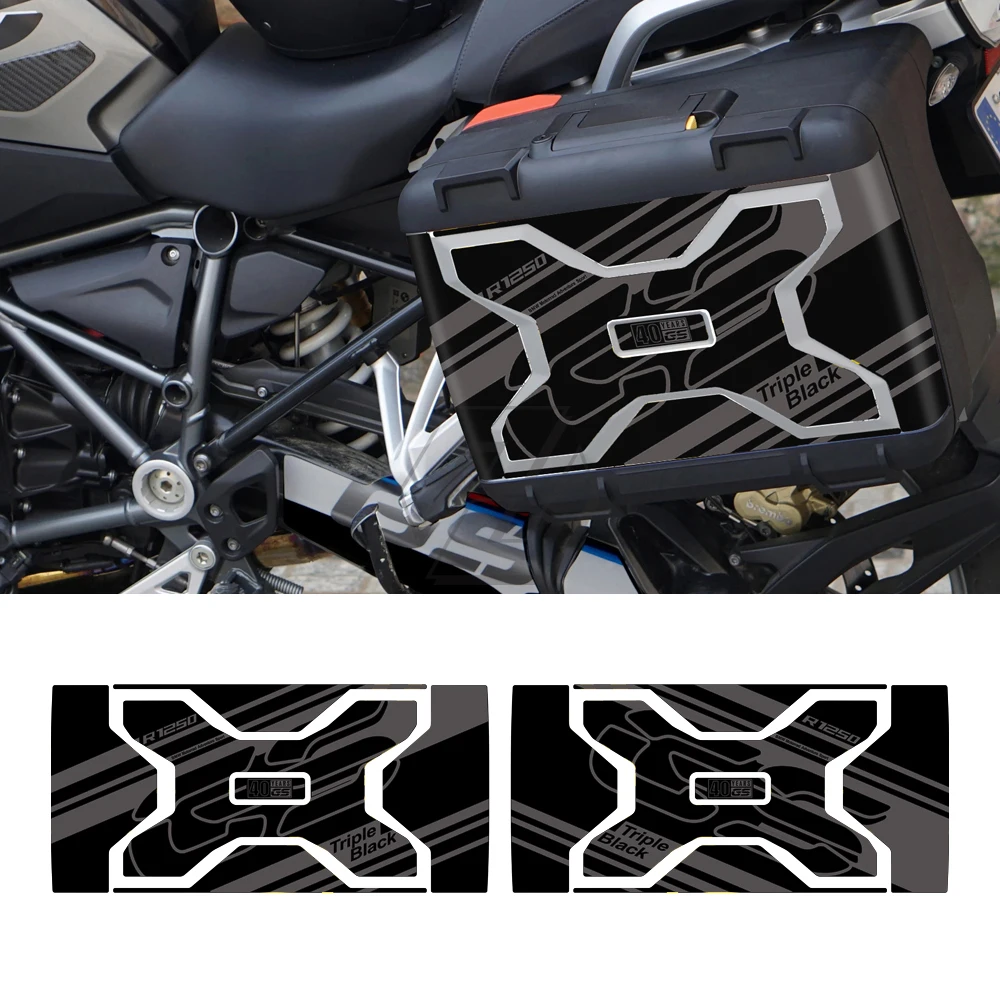 Moto Side Box Panniers Sticker Trunk Decorare Decalcomania Per Bmw Vario Case 2013-2020 R1200Gs R1250Gs F850Gs F800Gs
