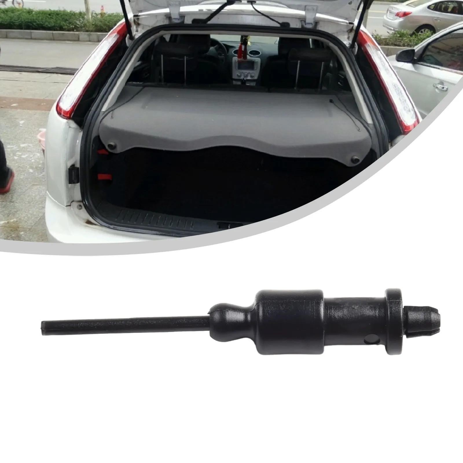 Per Ford Focus Mk2 Cmax Portapacchi Posteriore Vassoio Strap String Materiale In Plastica Nera E Nylon Facile Installazione 1 Pz