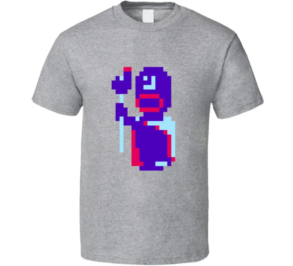 Kid Icarus Melanzana Mago Videogioco Nemico Nes T Shirt Maniche Lunghe