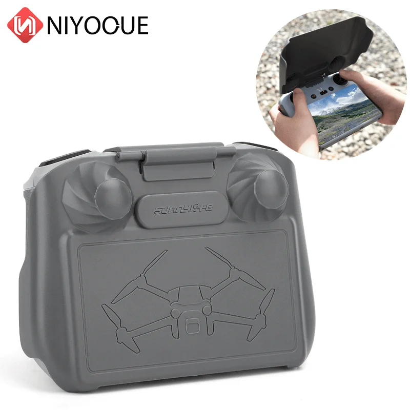 Per Dji Mini 3 Pro 2 In1 Controller Protector Sun Hood Cover Smart Controller Protector Screen Protect Mini 3Pro Accessori