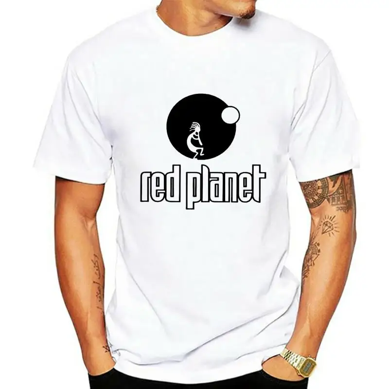 T-Shirt Red Planet Records-Maglietta Estiva Detroit Techno Acid House Resistenza Sotterranea