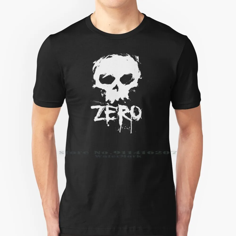 Zero Skateboard T Shirt 100% Puro Cotone Zero Jaid Thomas Skate Skater Skatewear Skateboard Sid Skull Alternativa