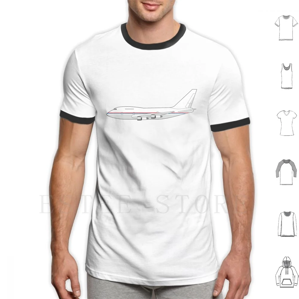 Boeing 747 T Shirt Cotone Uomo Stampa Fai Da Te Boeing 747 Boeing 747 Aereo Boeing Aerei Commerciali Jet Boeing 747Sp Boeing 747