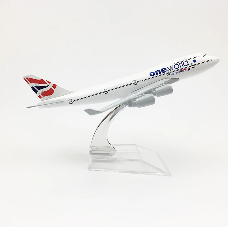 Il Trasporto Libero Britannico Airlines Modello Di Aereo Di Un Worid Boeing 747 Aereo 16 Centimetri In Metallo Pressofuso In Lega 1:400 Modello Di Aer