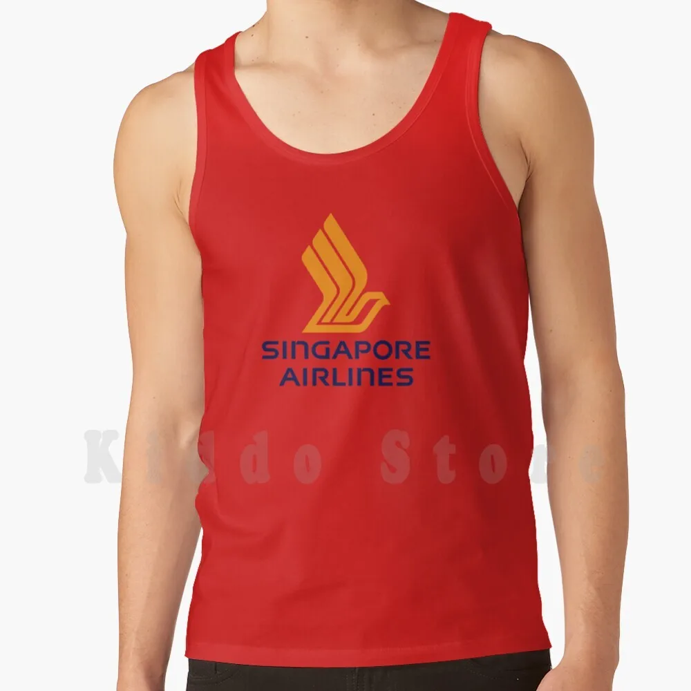 Canottiere Singapore Canottiera 100% Cotone Boeing Airplain Airplane 737 787 747 777 A380 A320 Logo Boeing Logo Airbus