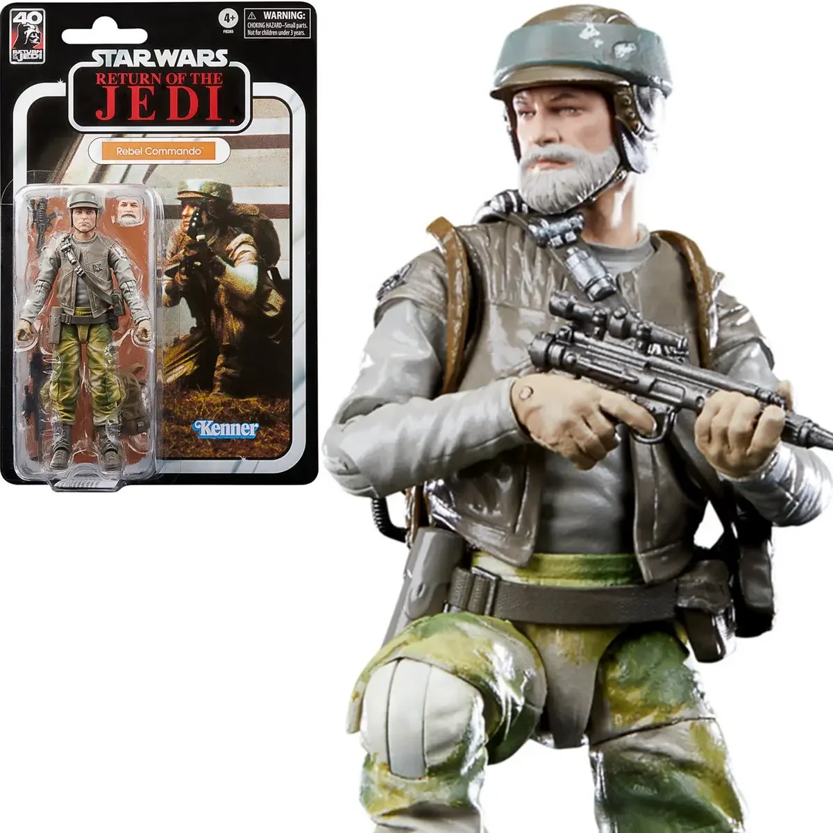 Hot Toy Stock 1/12 Star Wars Black Rebel Commander/Soldier Endor Star Model Office Decoration Collection Box Set Per Ragazzi