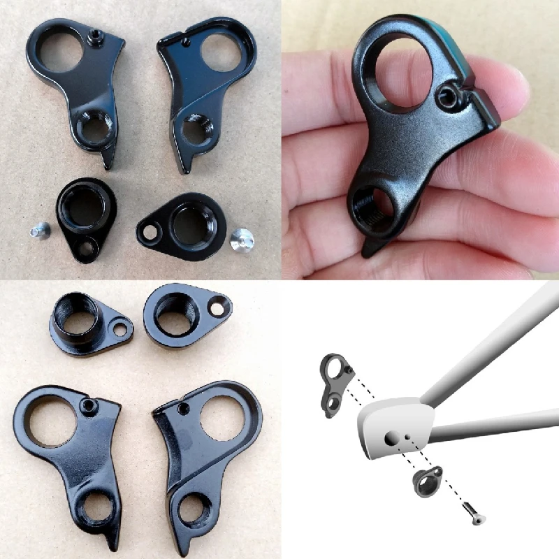 1Pc Parti Di Biciclette Mech Dropout Per Cube #10240 Reach Sl Stereo Hybrid Cross Race Fritzz Sram Axial Wls Gancio Deragliatore Posteriore