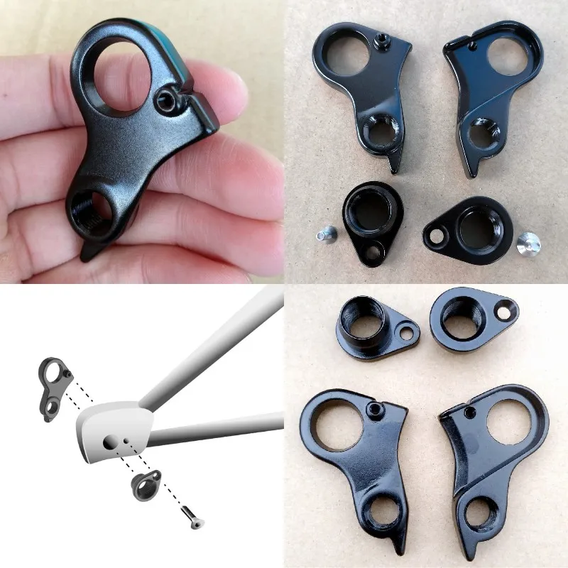 2Set Gancio Deragliatore Posteriore Per Bicicletta Per Cube # Art.8651 Elite Reaction Hybrid Stereo Ex Access Axial Sl Two15 Agree Mech Dropout