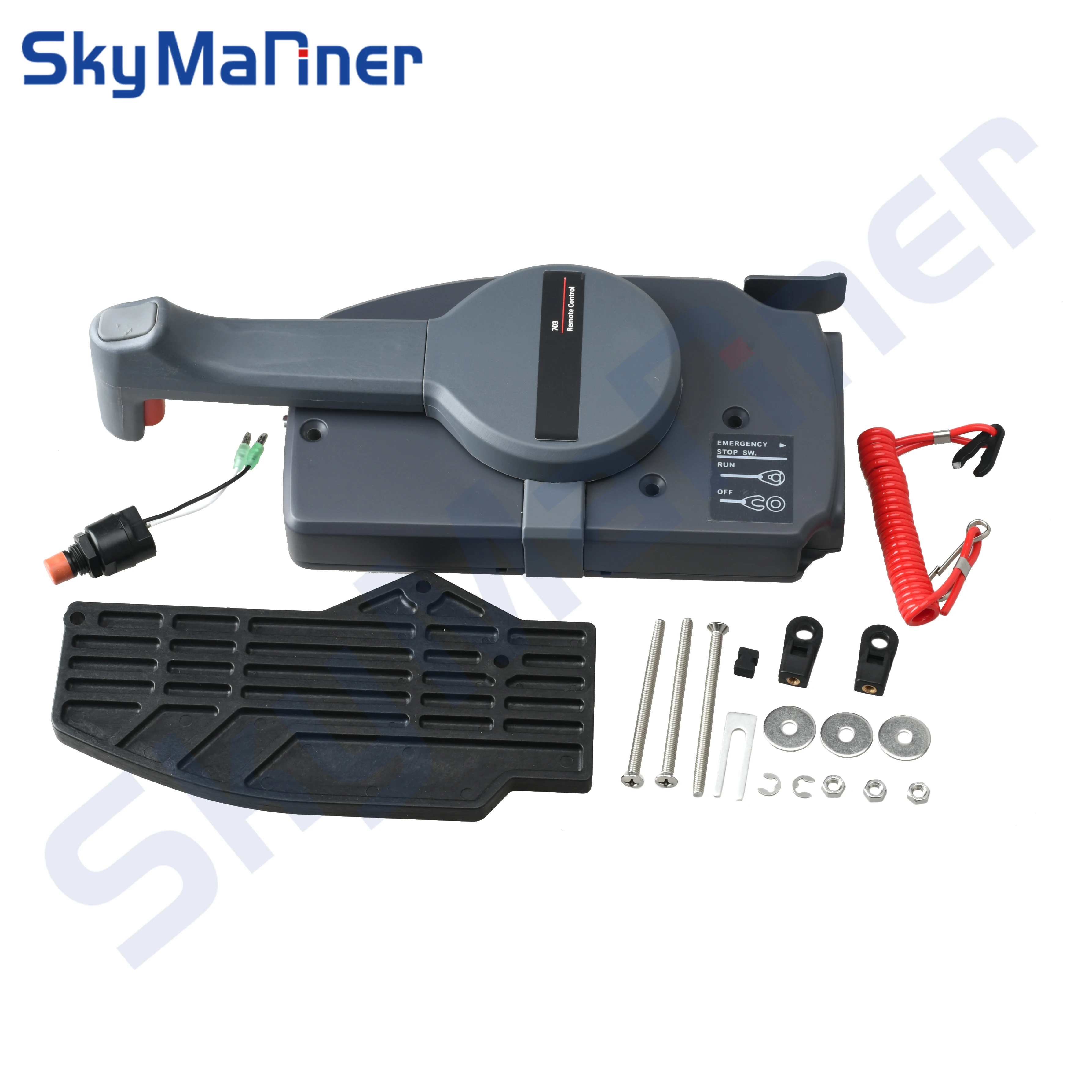 703-48205 Telecomando Box Assy (Semplice) Per Motore Fuoribordo Yamaha 703-48205-16 Push Away (Avanti) Sostituzione Del Motore Della Barca