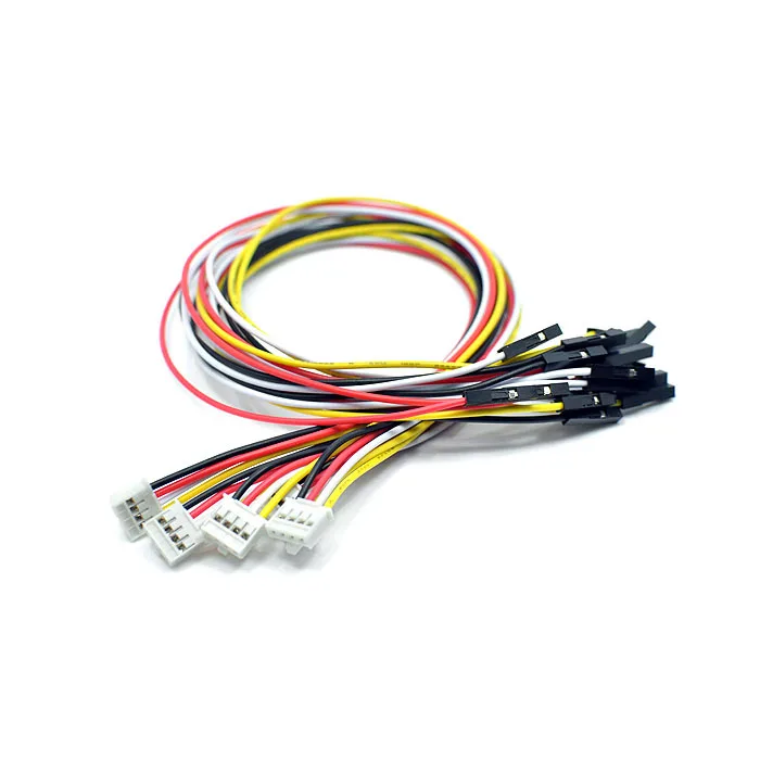 24Awg 20Cm Grove Connettori 4 Pin Femmina Ponticello A Grove Cavo Di Conversione Connettore Boschetto Laterale 4 Connettori Grove I2C
