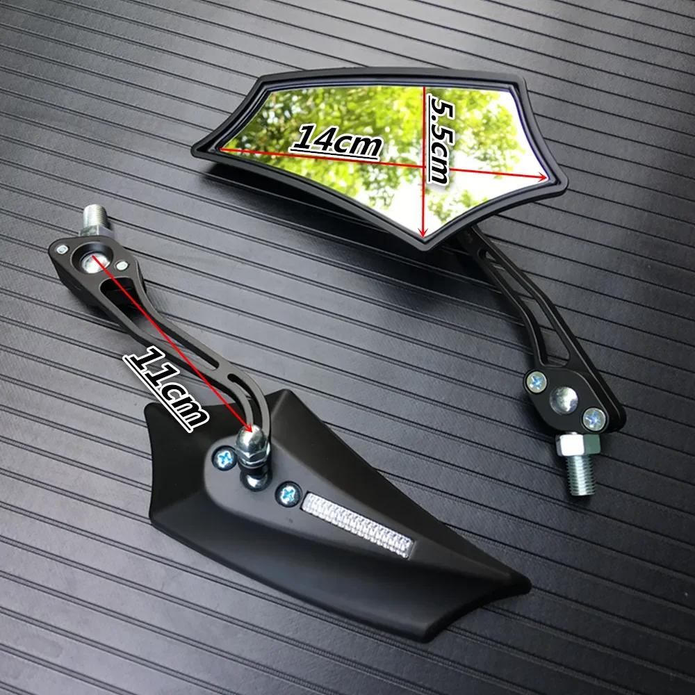 Coppia Per Suzuki Yamaha Bmw Universal 8Mm 10Mm Specchietti Retrovisori Moto Atv Off-Road Biker Moto Accessori Moto