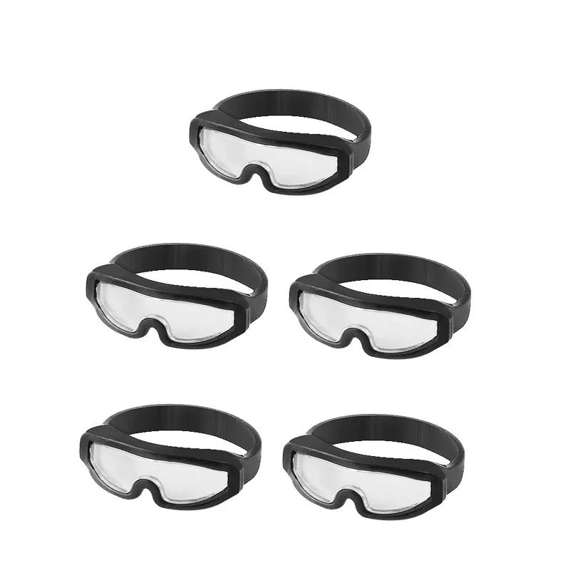 Moc Military Arms 5Pcs Blinkers Goggles Police Swat Accessori Figure Compatibili Mini Toys