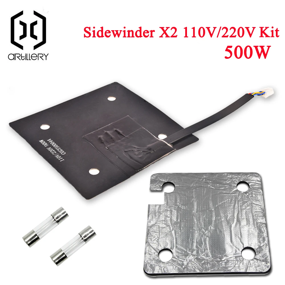 Artiglieria 3D Printe Sidewinder X2 E Genius Pro Dedicato 110/220V Kit Fusibili In Cotone Per Riscaldamento A Letto Caldo