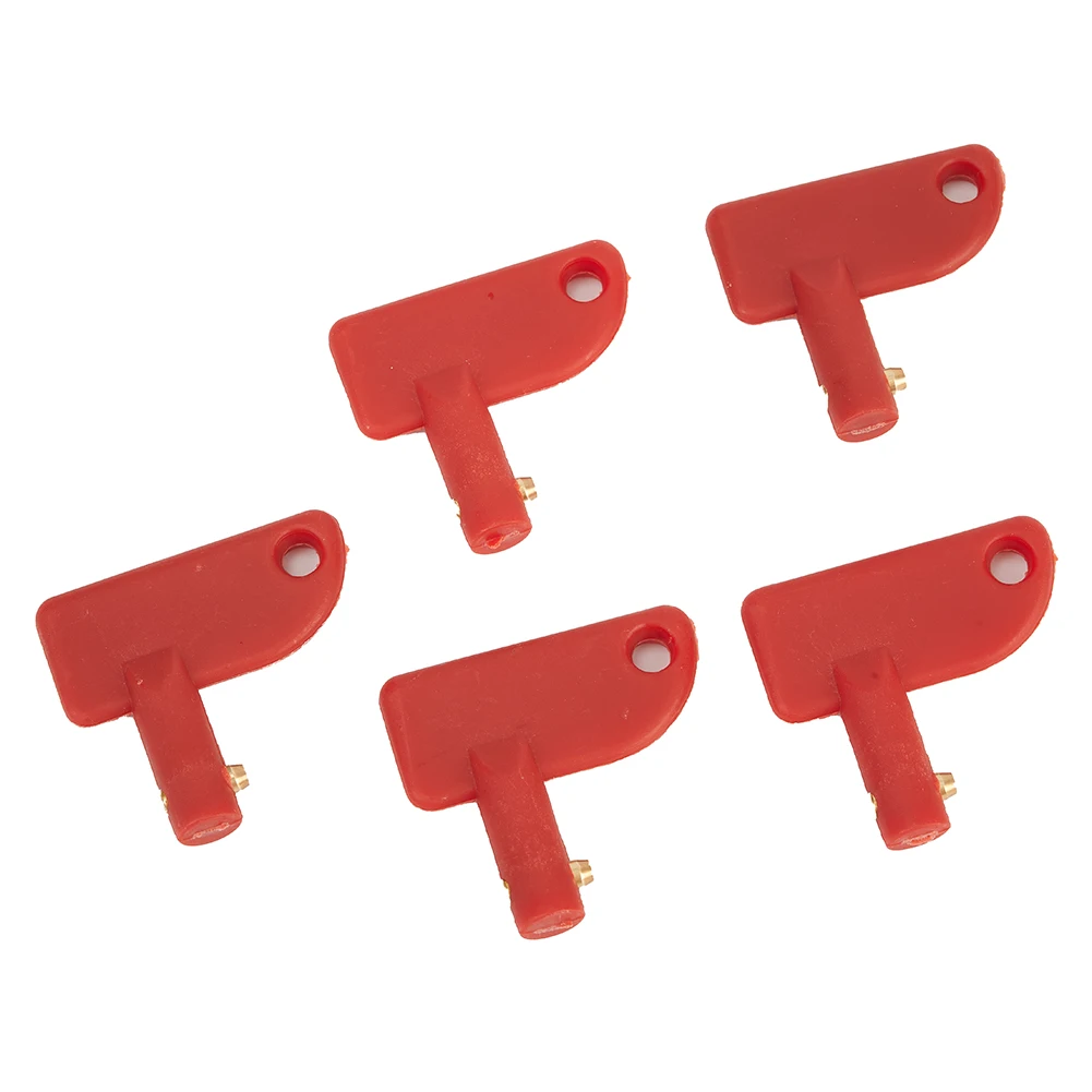 5X Chiave Di Ricambio Automatica Per L'Interruttore Dell'Isolatore Della Batteria Power Kill Cut Off Battery Main Kill Switch Rotary Power On Off Per 