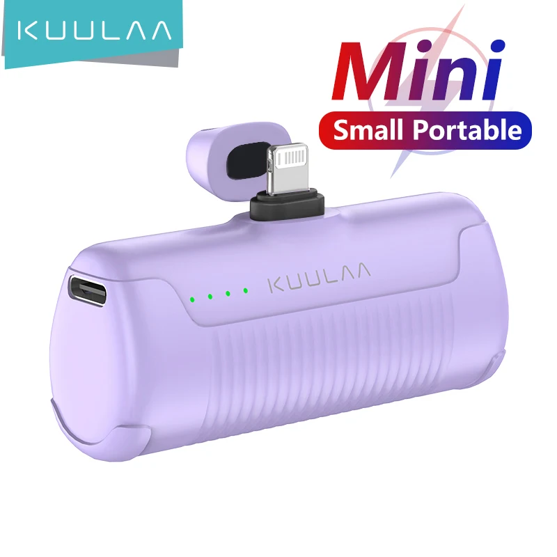 Kuulaa Mini Power Bank 4500Mah Caricabatterie Portatile Per Iphone 14 13 12 11 Pro Max Batterie Externe Powerbank Per Samsung Xiaomi