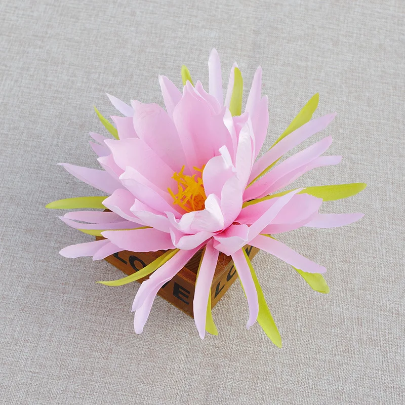 21Cm Artificial Flower Head Home Decor Fake Flower Epiphyllum Wedding Supplies Flower Wall Accessories Children'S Handmade 50Pcs