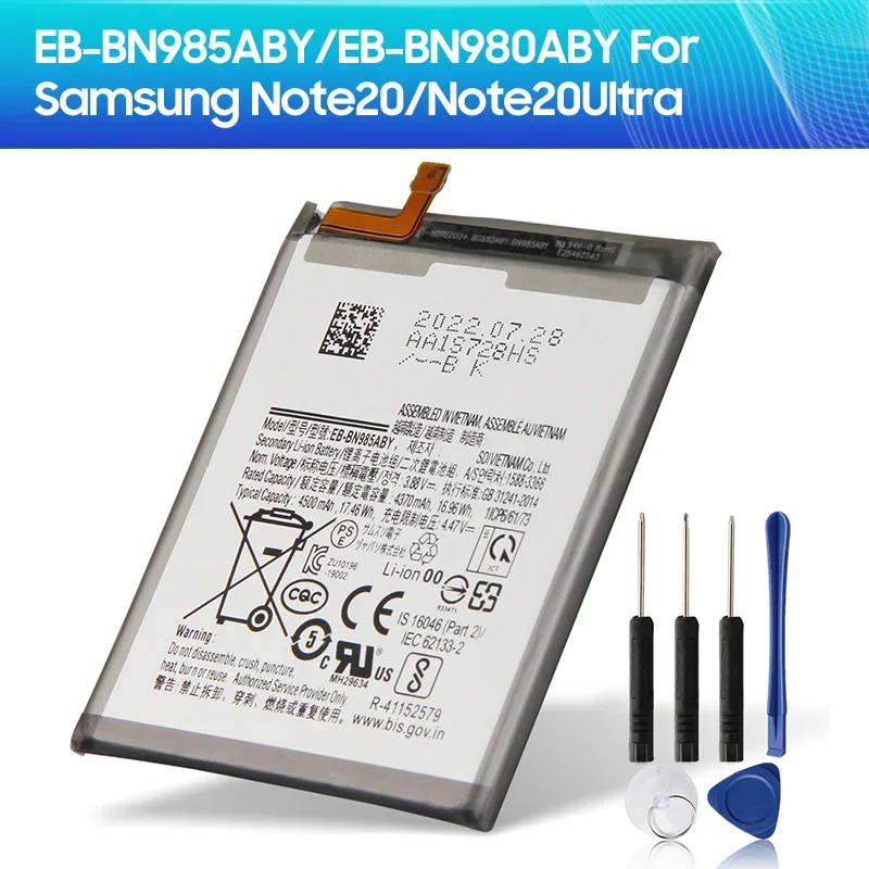 Batteria Di Ricambio Eb-Bn985Aby Note20 Ultra Eb-Bn980Aby Note20 Per Samsung Galaxy Note 20 Ultra Note20 Ultra Phone Battery