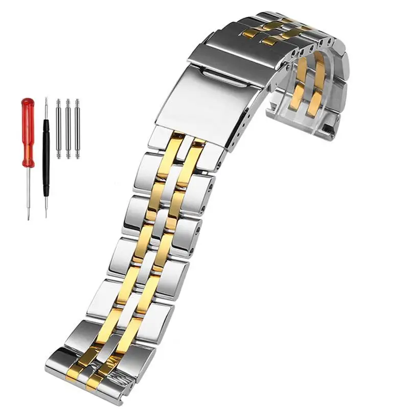 Pcavo Cinturino In Acciaio Inossidabile 316L 22Mm 24Mm Cinturino In Metallo Solido Per Cinturino Orologio Breitling Bracciale Orologio Da Uomo Per A49