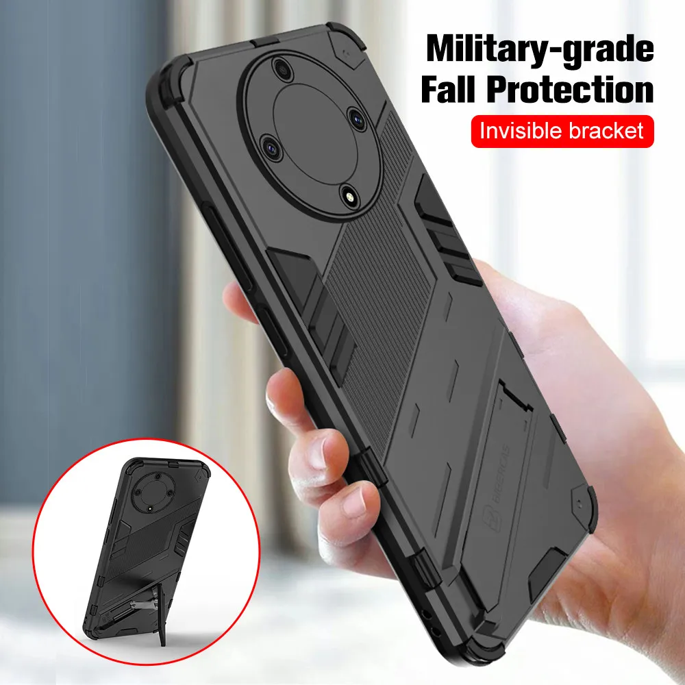 2024 Muslimah Nappc. C. C. C. C. 6. 6. Per Honor Magic5 Lite Case Hidden Holder Stand Armor Fundas Xonor Magic 5 Light 5 Lite Magic5Lite Camera Shockp