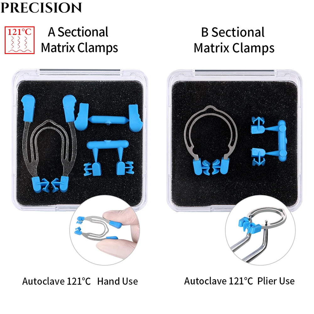 Dental Bean Flap Molding Clip Matrice Dentale Matrici Sagomate Sezionali Wedge Dental Laboratory Parti Di Ricambio Tool