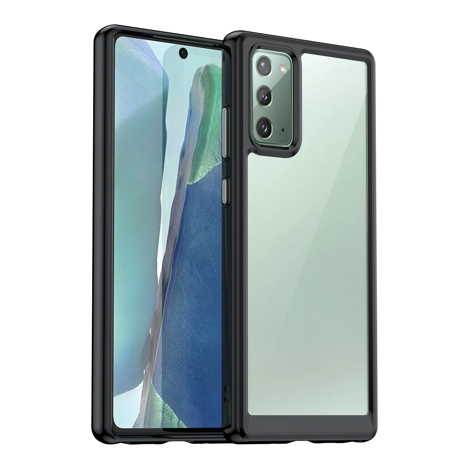 Per Samsung Galaxy Note20 Ultra Custodia In Acrilico Trasparente Cover Per Galaxy Note 20 Ultra Note20 Fashion Antiurto Mobile Shell