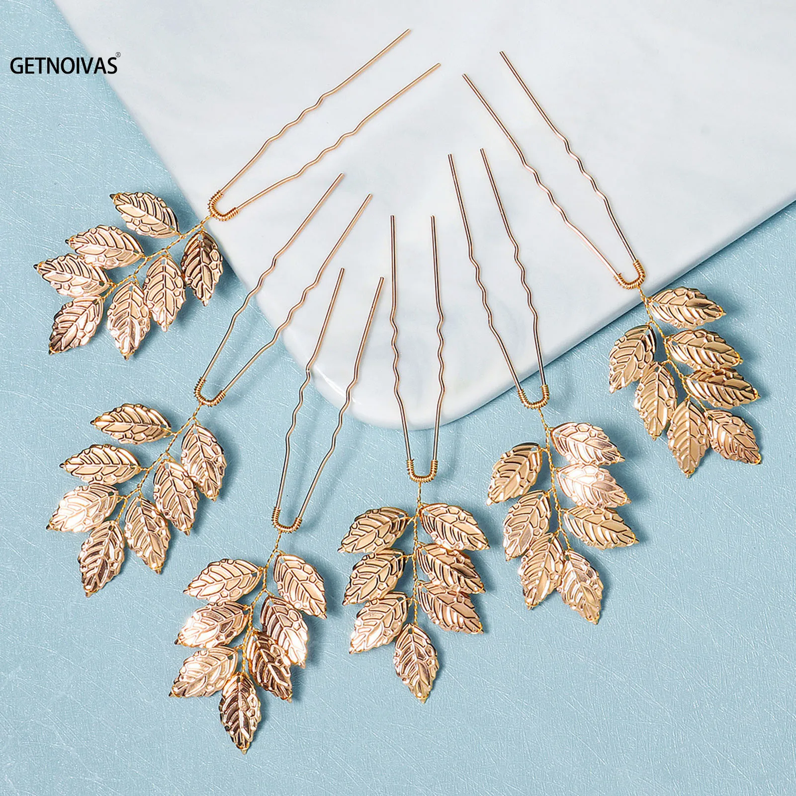 6 Pezzi Accessori Per Capelli Da Sposa Da Sposa Fermagli Per Capelli Con Foglia Color Oro Per Gioielli Da Donna Copricapo Da Sposa Copricapo Regali
