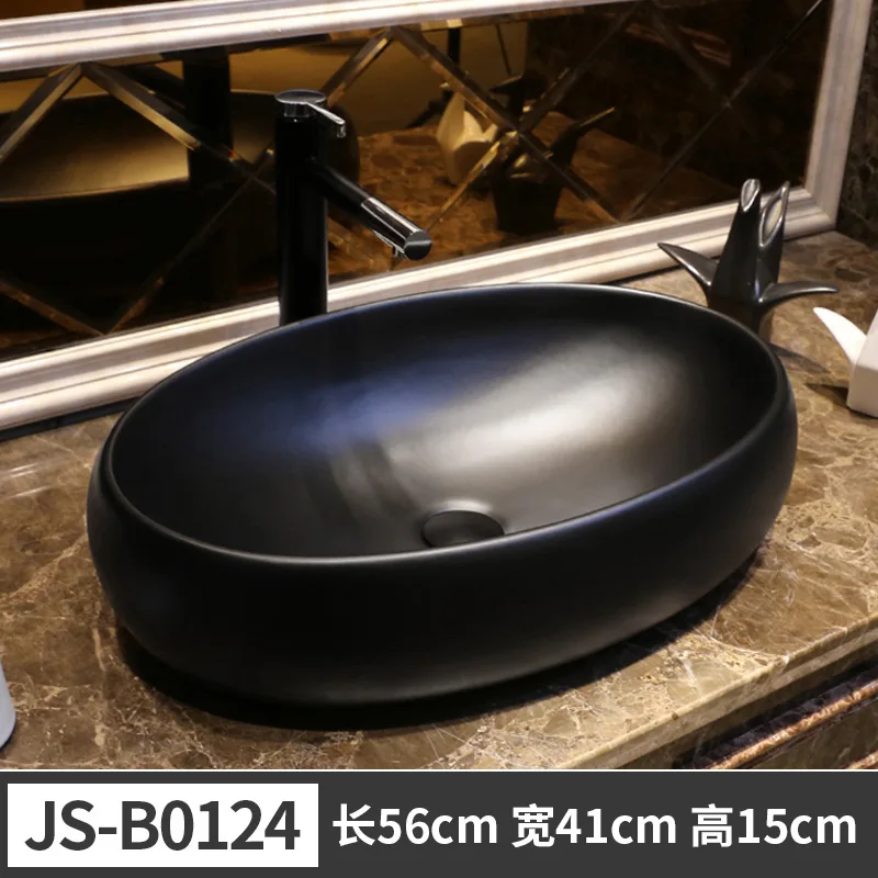 Black Art Table Basin Jingdezhen Lavabo In Ceramica Vintage Interplatform Basin Antico Lavabo Rotondo
