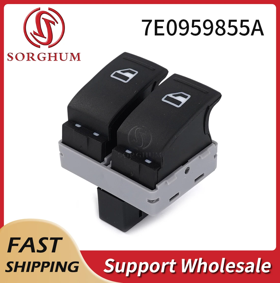 Sorgo 7E0959855A New Electric Power Window Lifter Interruttore Pulsante Di Controllo Per Vw Transporter T5 T6 2005-2014 7E0959855 Auto Parte