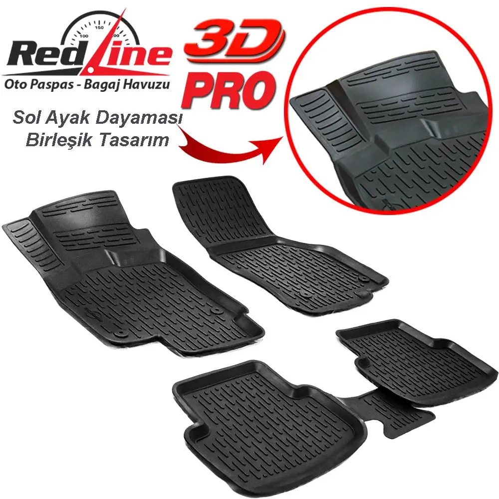 Per Fiat Fullback Mat 3D Pool 2016-Black Redline Pro