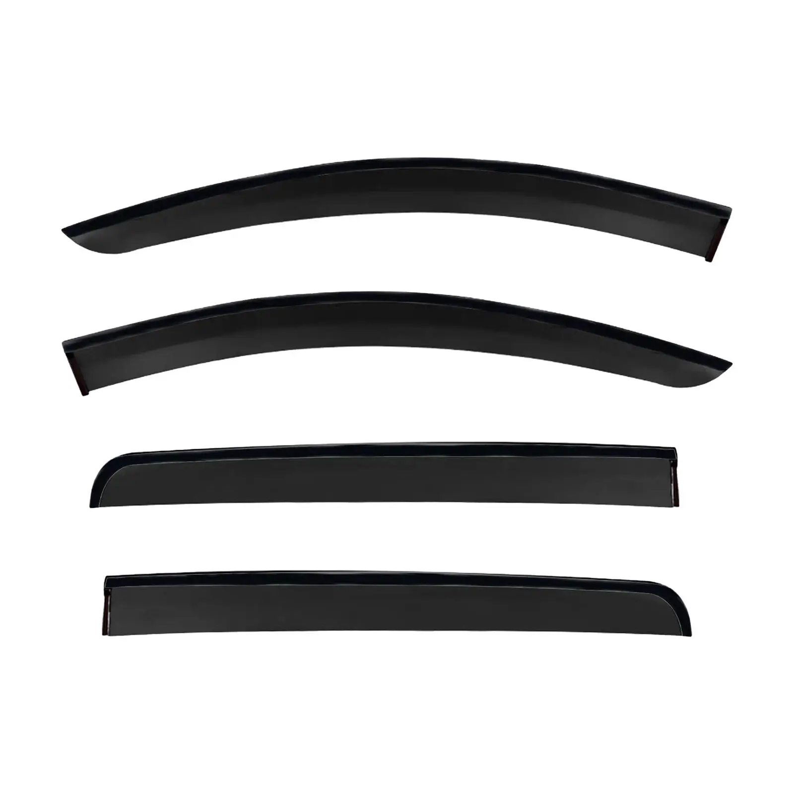 4X Vent Window Visors Auto Ventshades Per Fiat Fullback Mk1 2016-2019