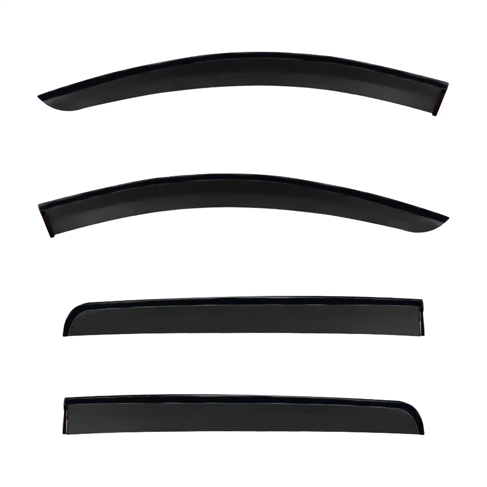 4 Pezzi Deflettori Del Vento Accessori Per Fiat Fullback Mk1 2016-2019
