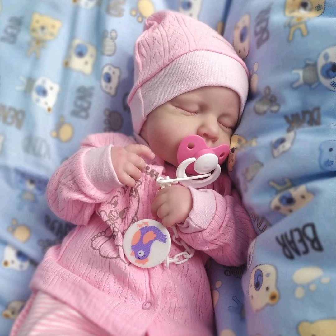 Bambole Reborn Già Dipinte Realistiche Da 20 Pollici Loulou 3D Skin Realistico Baby Alive Bambole Appena Nate Toy Figure Kids Girl Gift