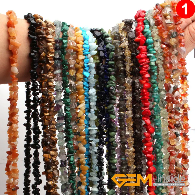 Natural Chips Shape Stone Beads Materiale Peridots Fluorite Malanchite Granato Lapislazzuli Ametrine Stand 34 Pollici
