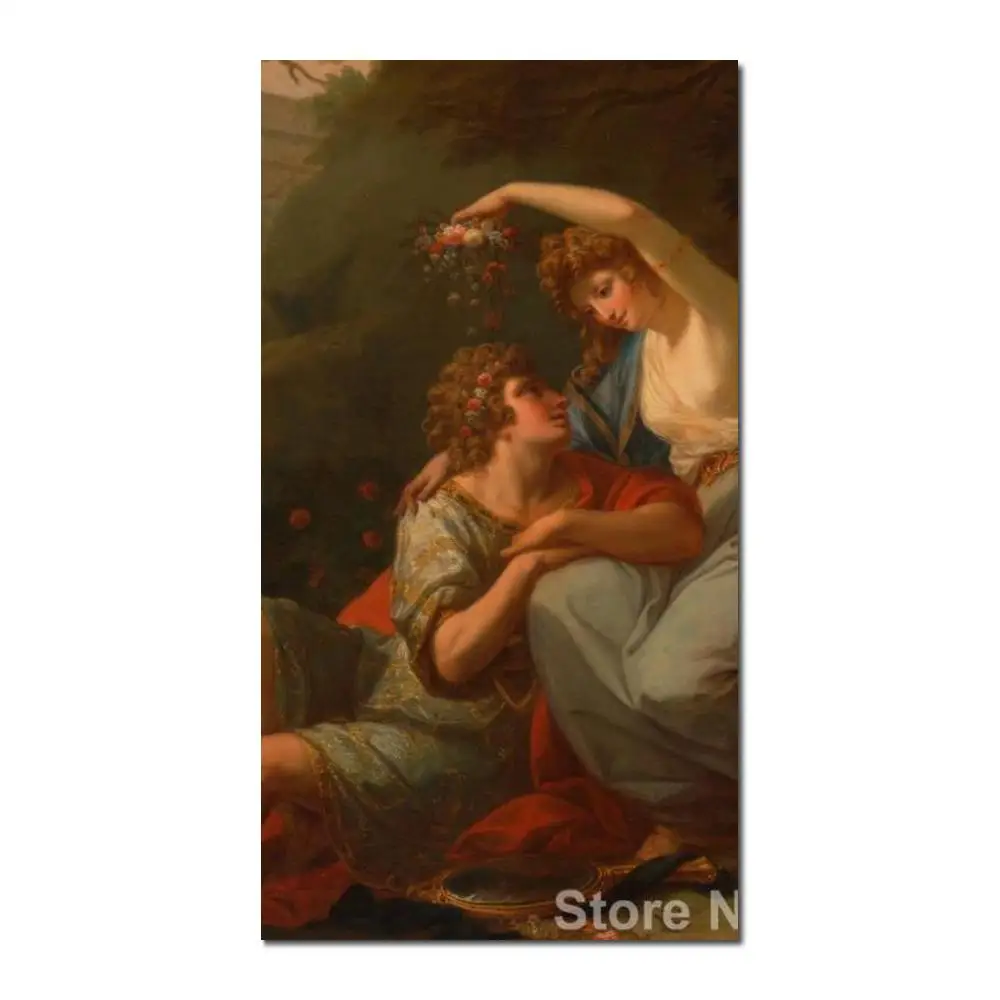 Rinaldo E Armida Angelica Kauffman Pittura Vendita Dipinto A Mano Di Alta Qualità